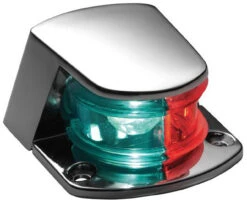 Attwood 6375D6 1-Mile Zamak Sidelight Bi-Color Combination