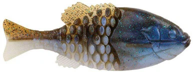 Berkley PowerBait Gilly Swimbait - 90mm - IKEs Green Pumpkin Blue Flash 1 Berkley PowerBait Gilly Swimbait - 90mm - IKEs Green Pumpkin Blue Flash