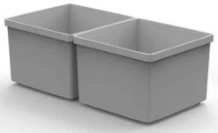 Buzbe Customizable Deep Bins - (2) 2x2D Deep Bins