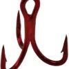Daiichi D98Q 7X Treble Hooks - Bleeding Bait Red