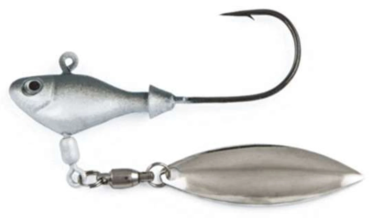 Fish Head Spin Underspin - 3/16 Oz. - Green Albino 1 Fish Head Spin Underspin - 3/16 Oz. - Green Albino