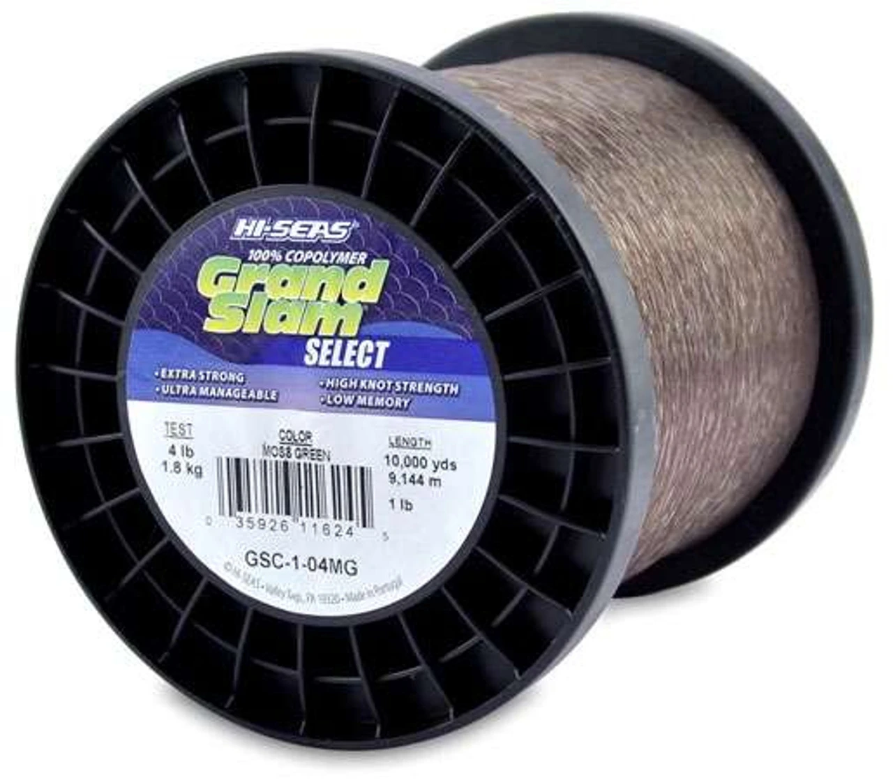 Hi-Seas Grand Slam Select Copolymer Fishing Line Moss Green 3 Hi-Seas Grand Slam Select Copolymer Fishing Line Moss Green - Image 3