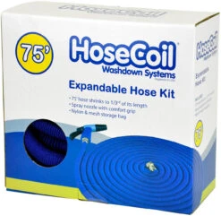 HoseCoil Expandable Hose Kit W/ Nozzle And Storage Bag -Fishing Shop hosecoil expandable hose kit w nozzle 68386.1651235693