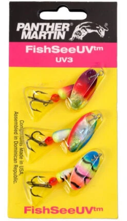 Panther Martin FishSeeUV 3-Pack Spinner Kit