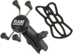 RAM MOUNTS RAM Universal X-Grip Cell Phone Cradle W/ Double Socket Arm
