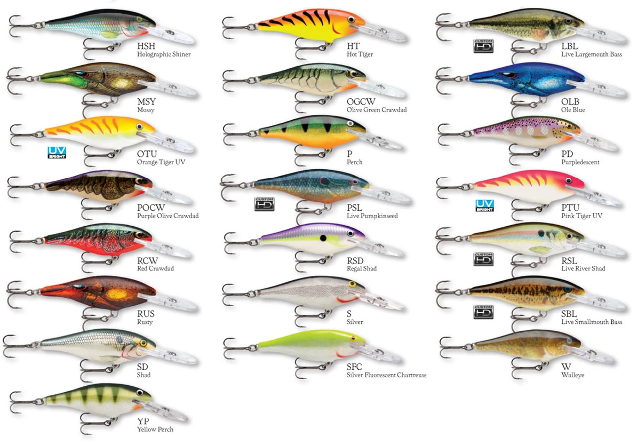 Rapala Shad Rap Crankbaits 3 Rapala Shad Rap Crankbaits - Image 3