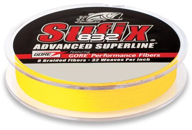 Sufix 832 Advanced Superline Hi-Vis Yellow 600 Yds 1 Sufix 832 Advanced Superline Hi-Vis Yellow 600 Yds