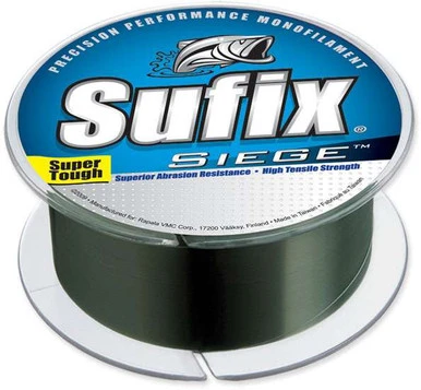 Sufix Siege Monofilament Fishing Line Smoke Green 1 Sufix Siege Monofilament Fishing Line Smoke Green