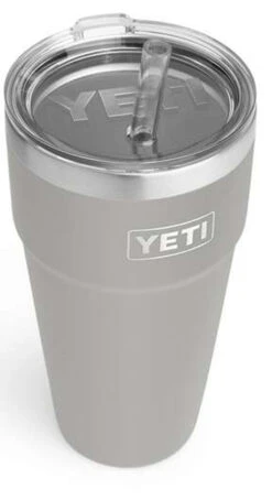 YETI Rambler Cup - 26 Oz. - Straw Lid - Granite Gray