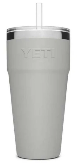 YETI Rambler Cup - 26 Oz. - Straw Lid - Granite Gray -Fishing Shop yeti rambler 26oz straw cup granite gray 68923.1651377912